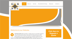 Desktop Screenshot of groupninesecurity.com