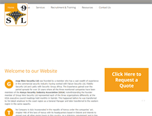 Tablet Screenshot of groupninesecurity.com